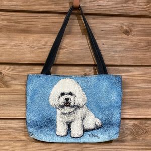 Vintage 90’s Bichon Tote Bag